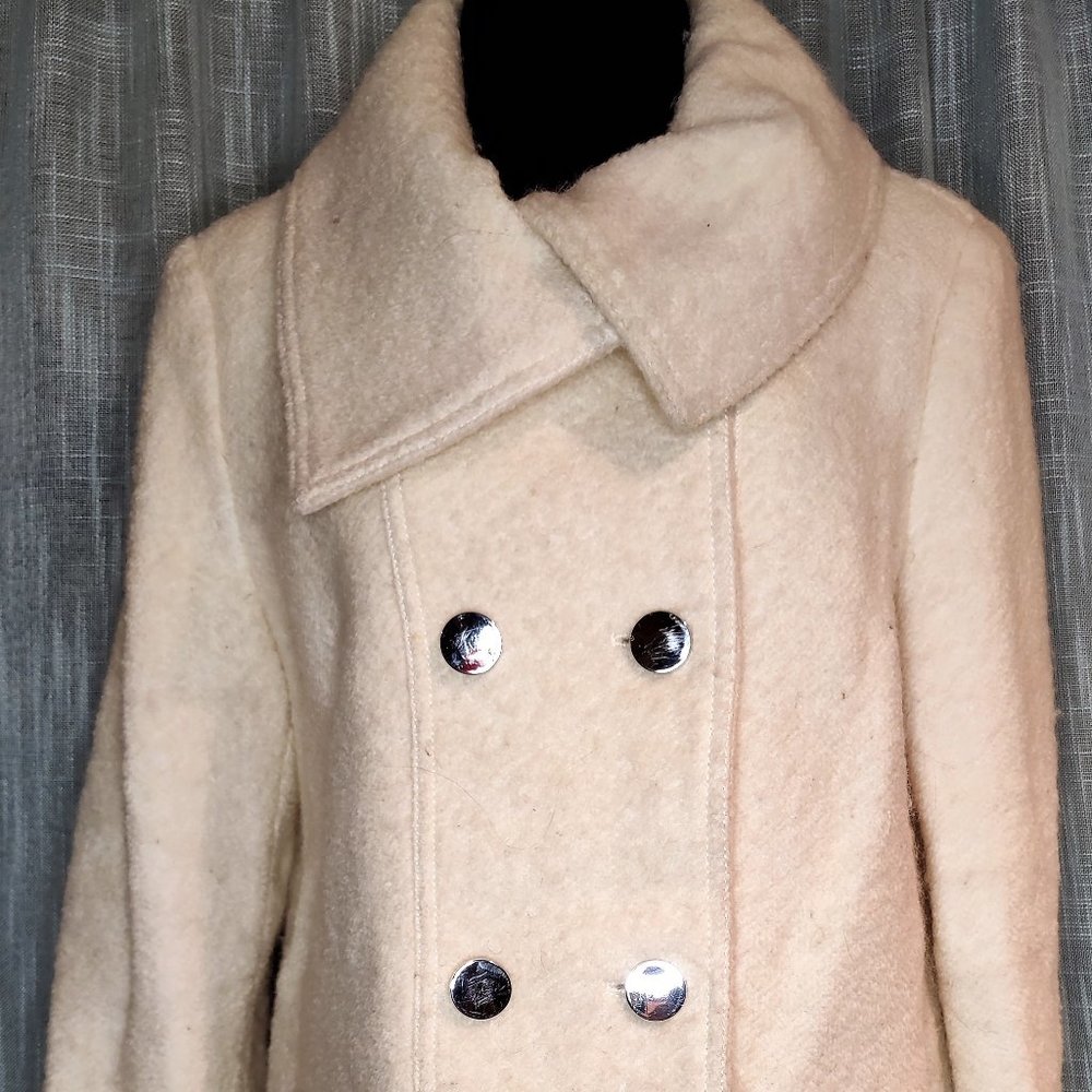 Jessica Simpson Coat, Ivory, 3/4 long